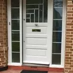 Hardwood front door, Worthing, West Sussex